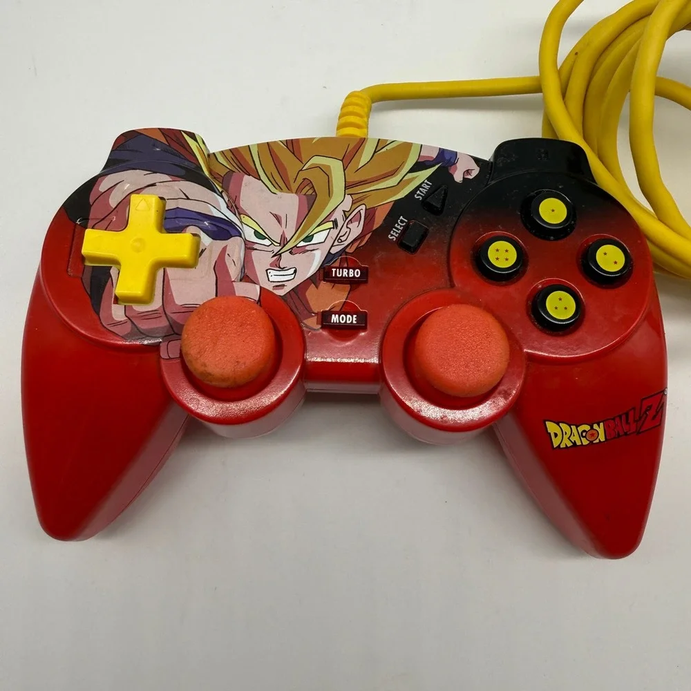 Dragon Ball Z Super Saiyan Goku PS2 Controller PlayStation DBZ Nubytech